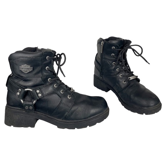 HarleyDavidson Shoes Harley Davidson Jocelyn Harness Black Leather